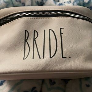 Bride White Cosmetic Bag